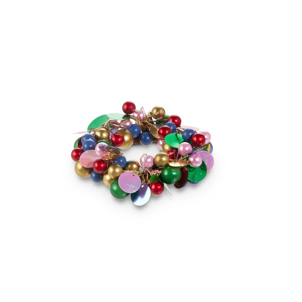 RAZ Imports *SB* 4.5" Bright Bead Candle Ring