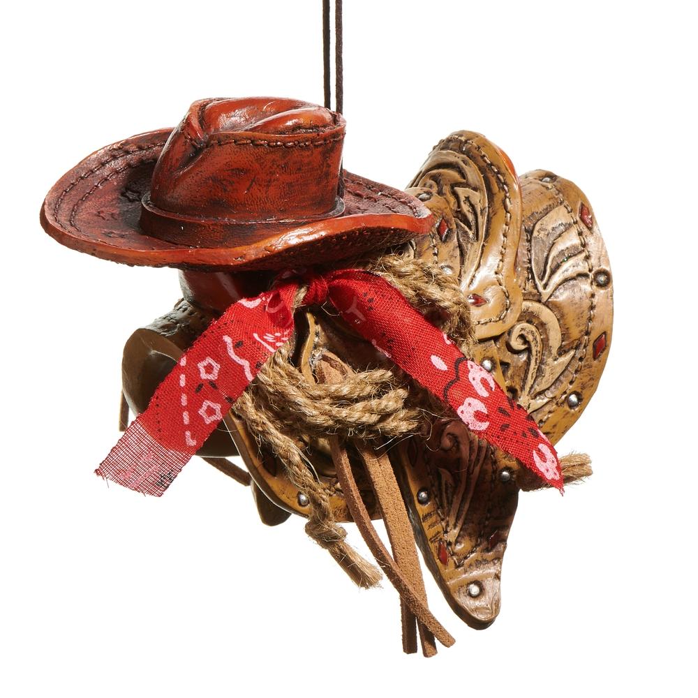 RAZ Imports *SB* 4.5" Saddle Ornament