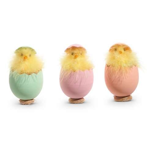 RAZ Imports *SB* 4.75" Hatched Egg in Nest
