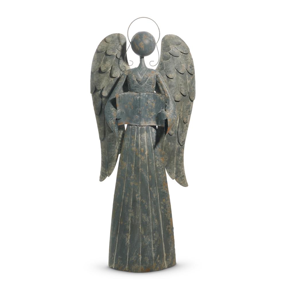 RAZ Imports *SB* 4' Galvanized Angel