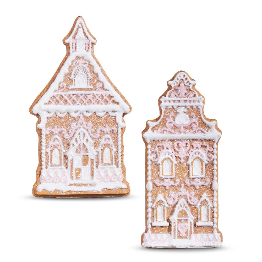 RAZ Imports *SB* 4" Gingerbread Church Ornament