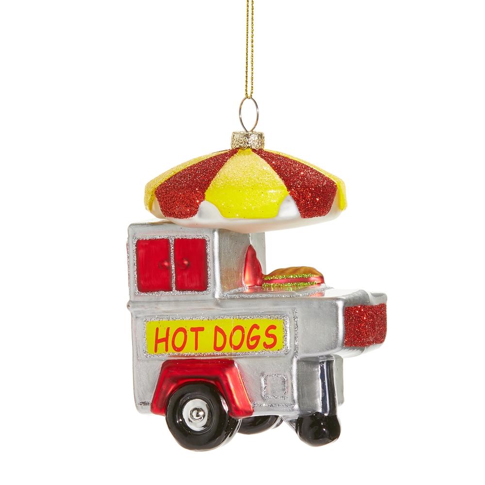 RAZ Imports *SB* 4" Hot Dog Cart Ornament
