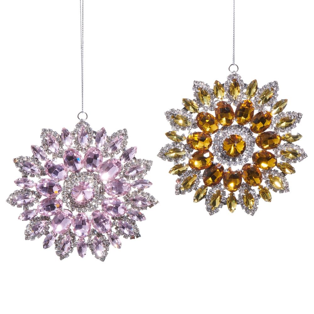 RAZ Imports *SB* 4" Jewel Brooch Ornament