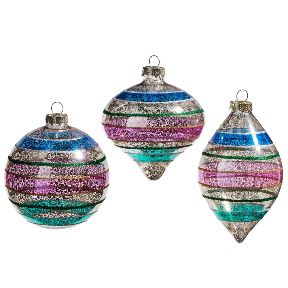 RAZ Imports *SB* 4" Multicolor Vintage Ornament