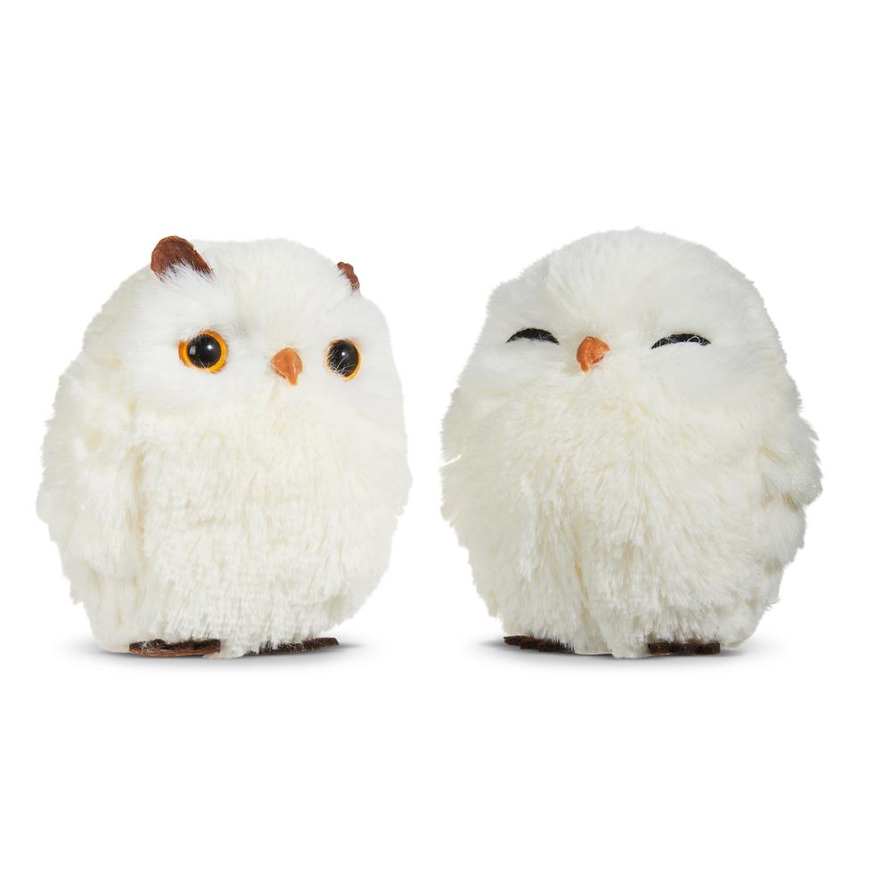 RAZ Imports *SB* 4" White Owl Ornament