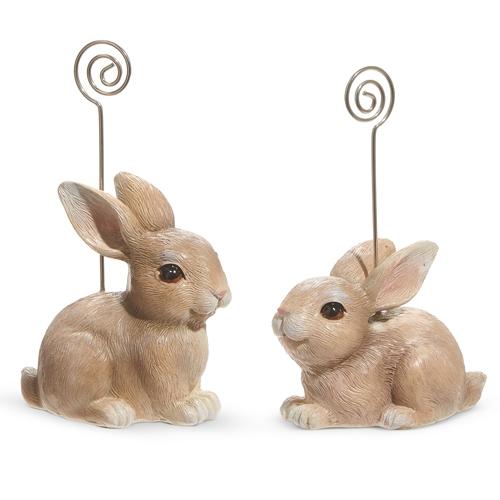 RAZ Imports *SB* 5" Bunny Place Card Holders