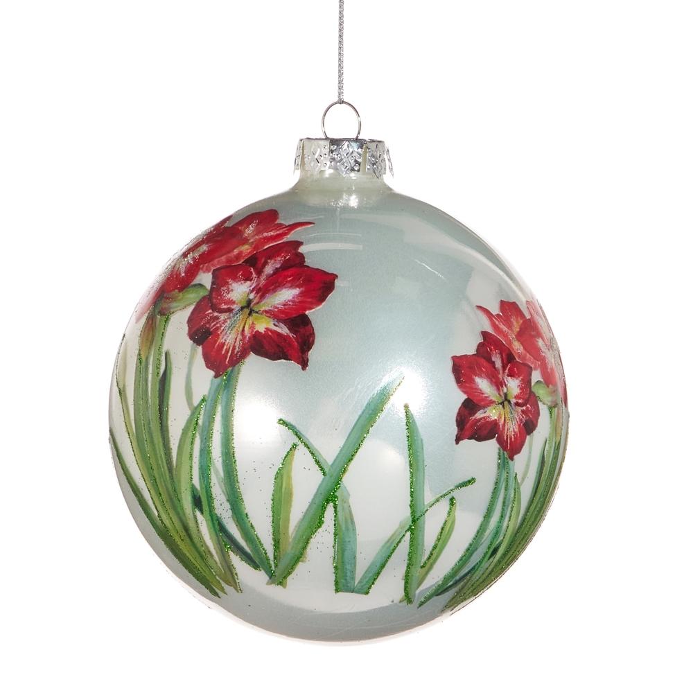 RAZ Imports *SB* 5" Festive Christmas Ball Ornament