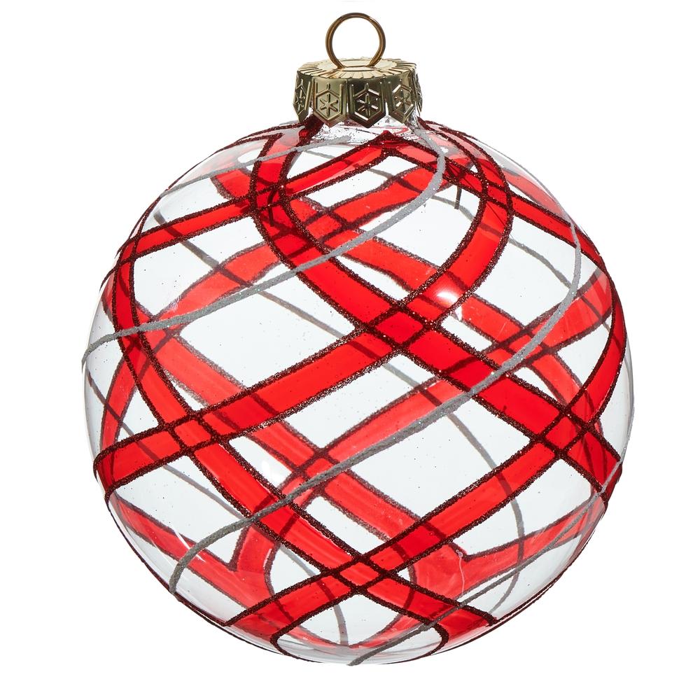 RAZ Imports *SB* 5" Peppermint Ornament