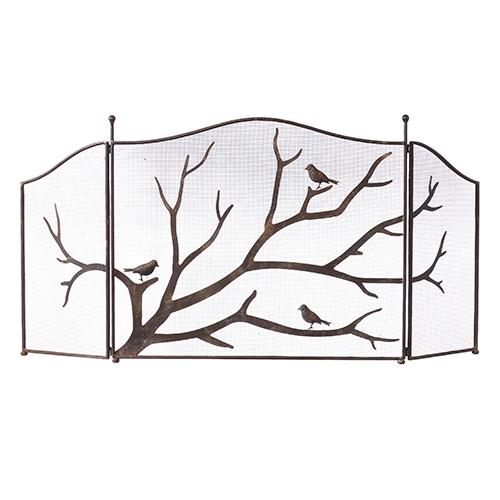 RAZ Imports *SB* 55" Birds on Branches Fire Screen