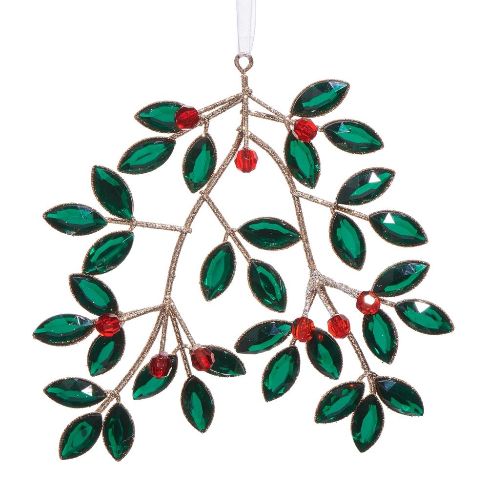 RAZ Imports *SB* 6.75" Jeweled Vining Ornament