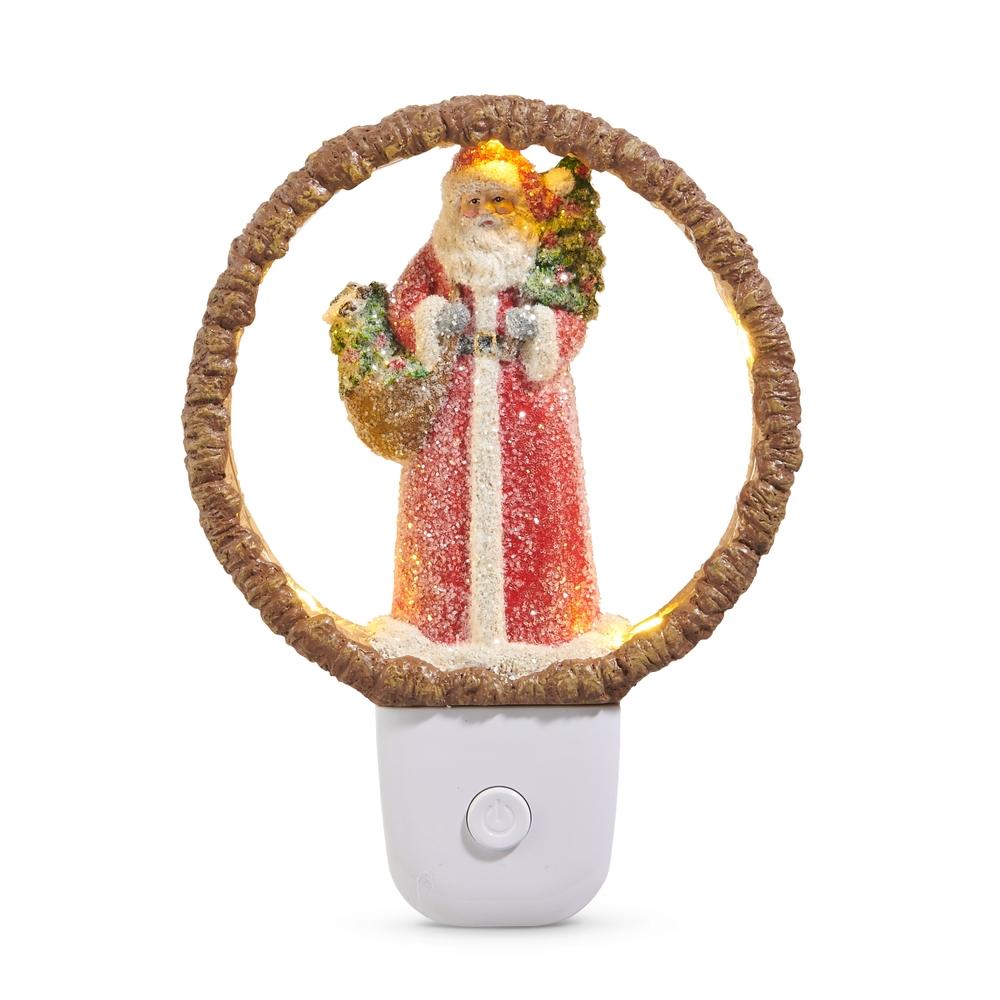 RAZ Imports *SB* 6" Holiday Santa Night Light