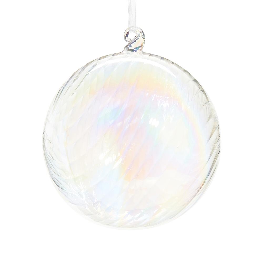 RAZ Imports *SB* 6" Iridescent Ball Ornament