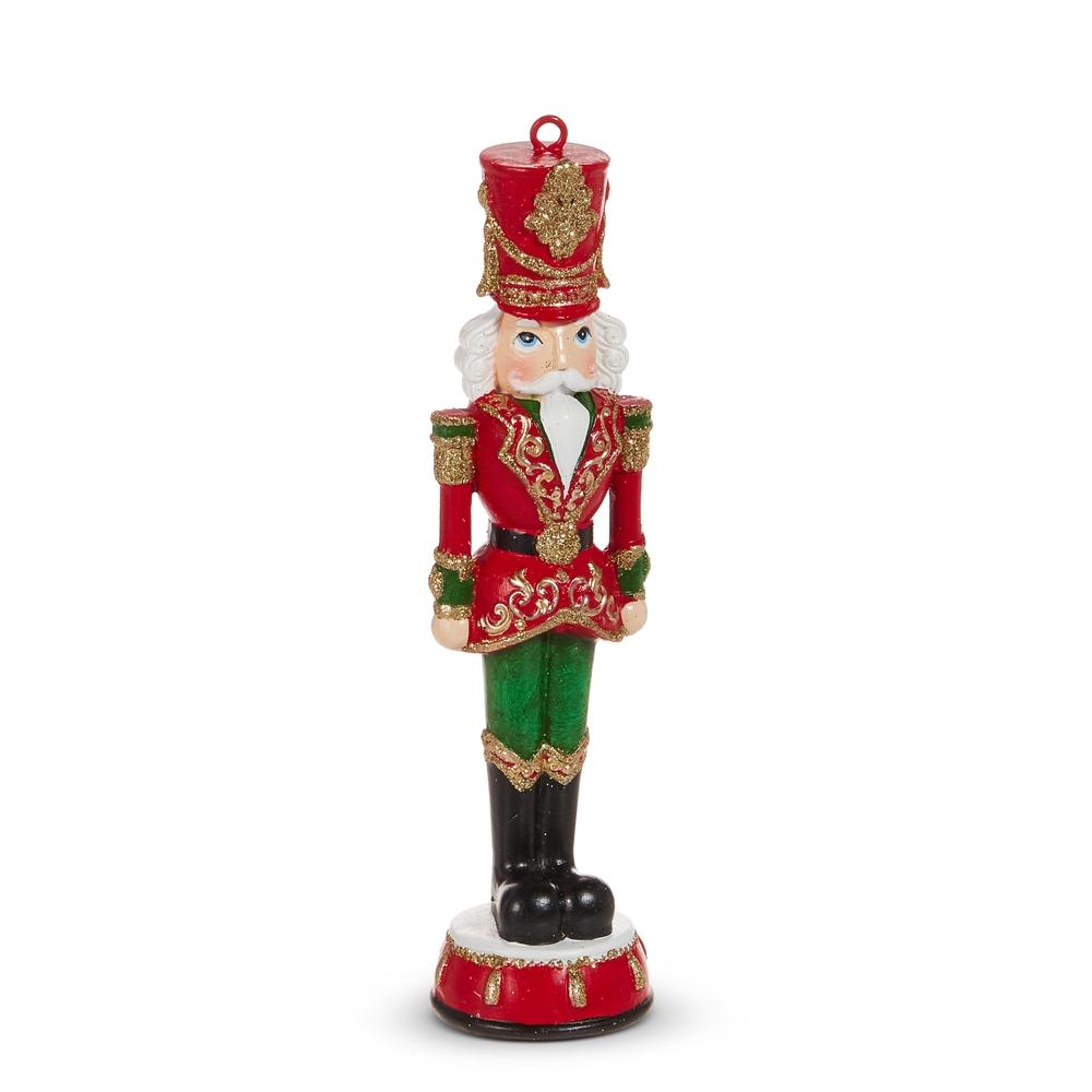 RAZ Imports *SB* 6" Red and Green Nutcracker Ornament