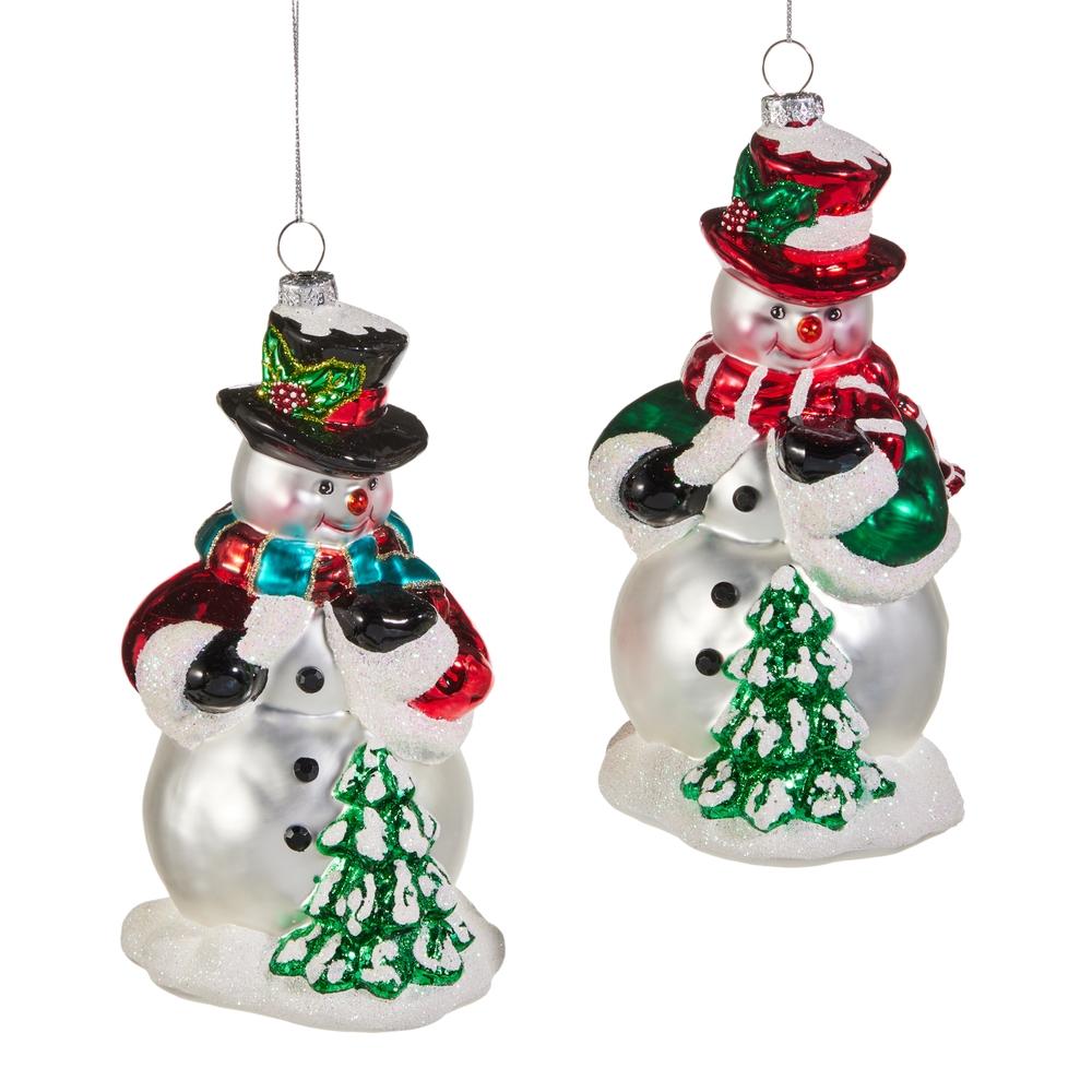 RAZ Imports *SB* 6" Snowman Ornament
