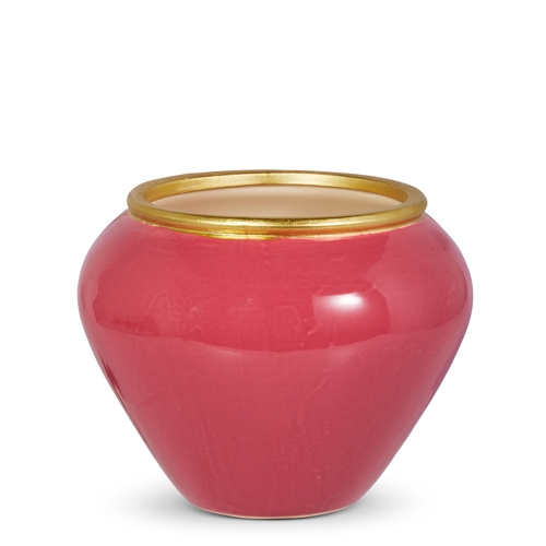 RAZ Imports *SB* 7.5" Dark Pink Vase