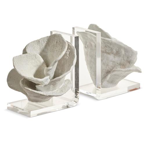 RAZ Imports *SB* 7" Rose Coral Bookends