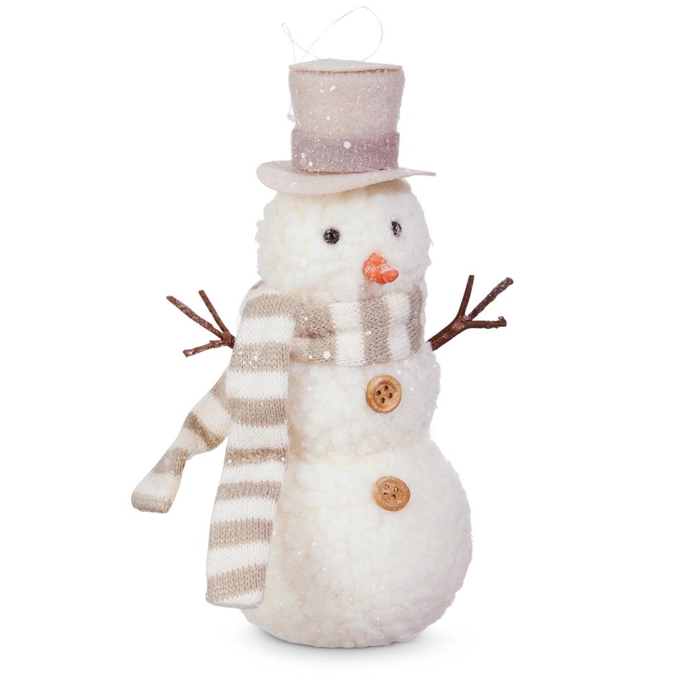 RAZ Imports *SB* 7" Whimsical Snowman Ornament