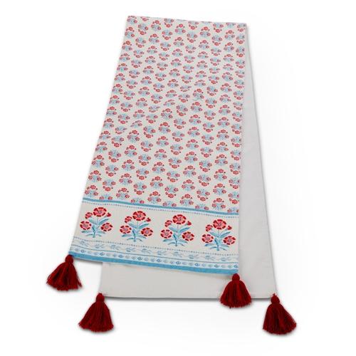 RAZ Imports *SB* 72" Red Mughal Floral Table Runner