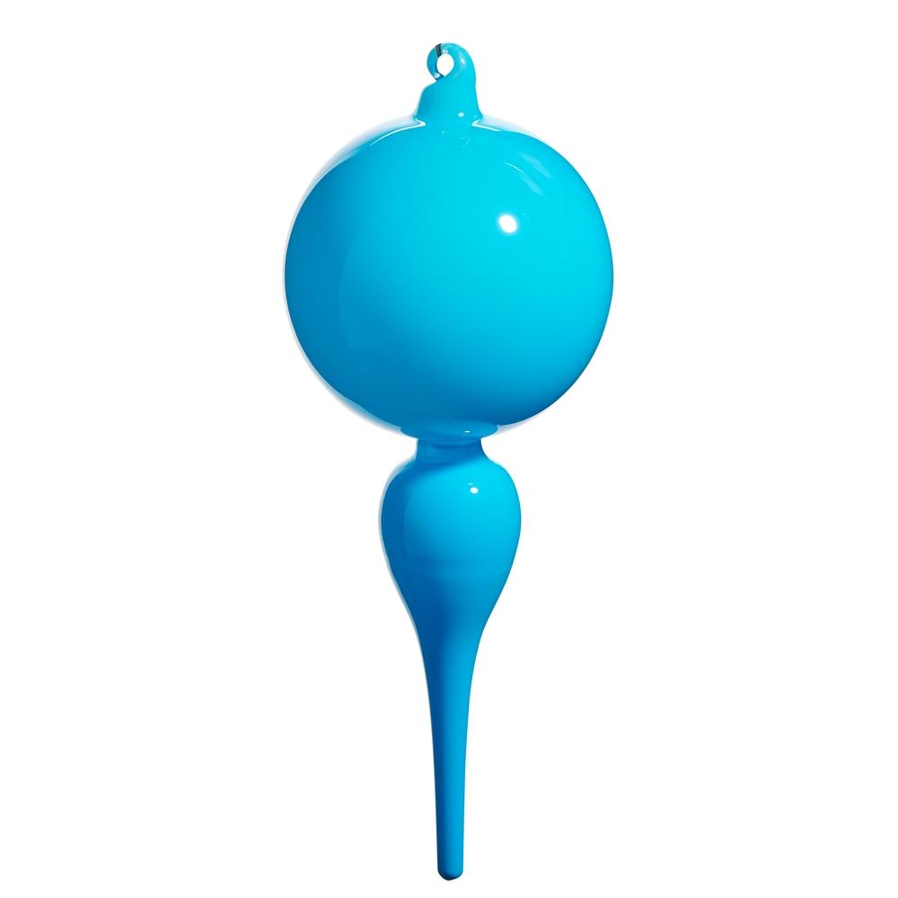 RAZ Imports *SB* 8" Bright Blue Finial Ornament