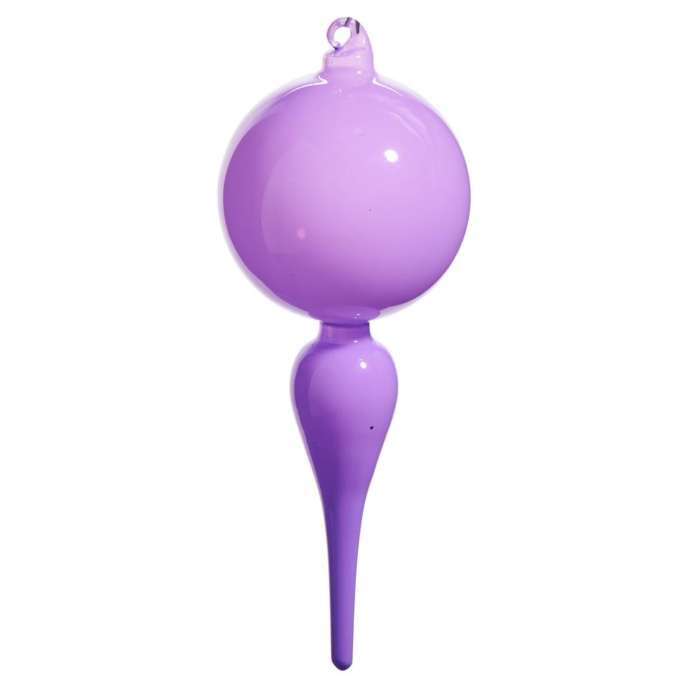 RAZ Imports *SB* 8" Bright Purple Finial Ornament