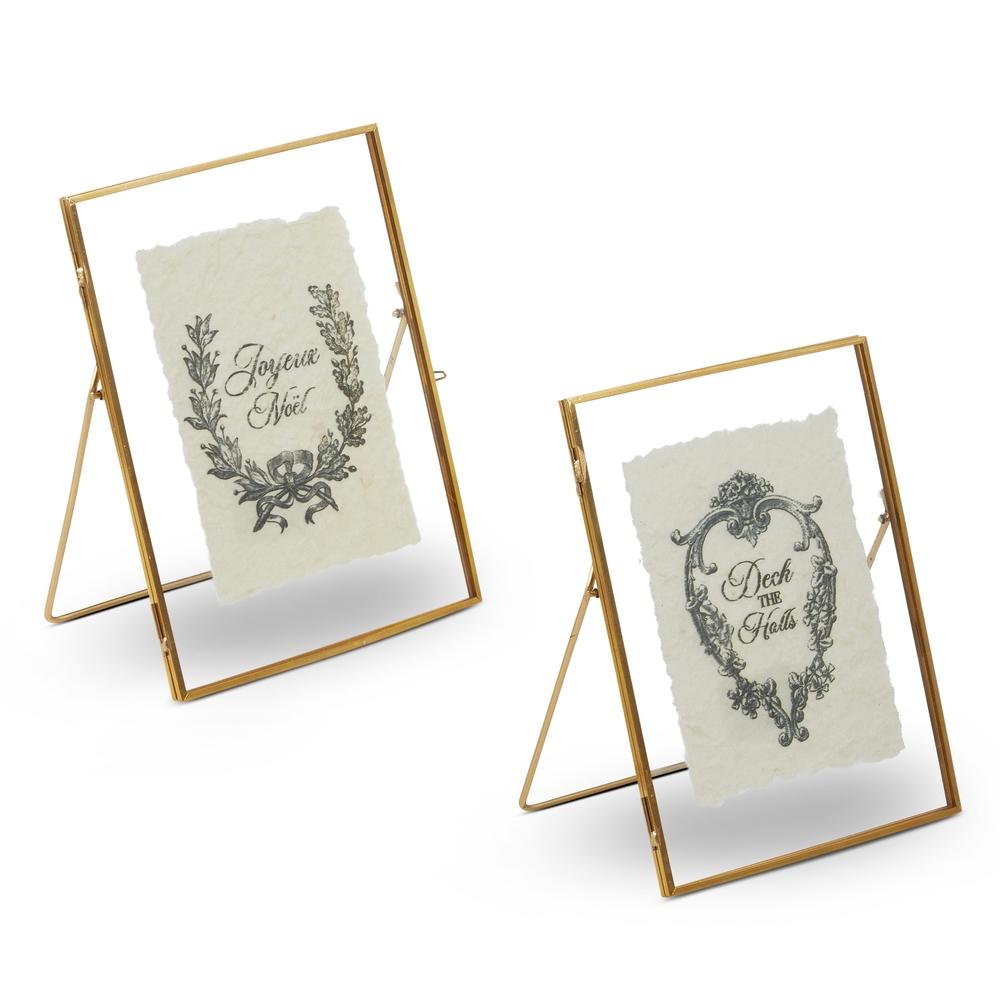 RAZ Imports *SB* 8" French Holiday Framed Art