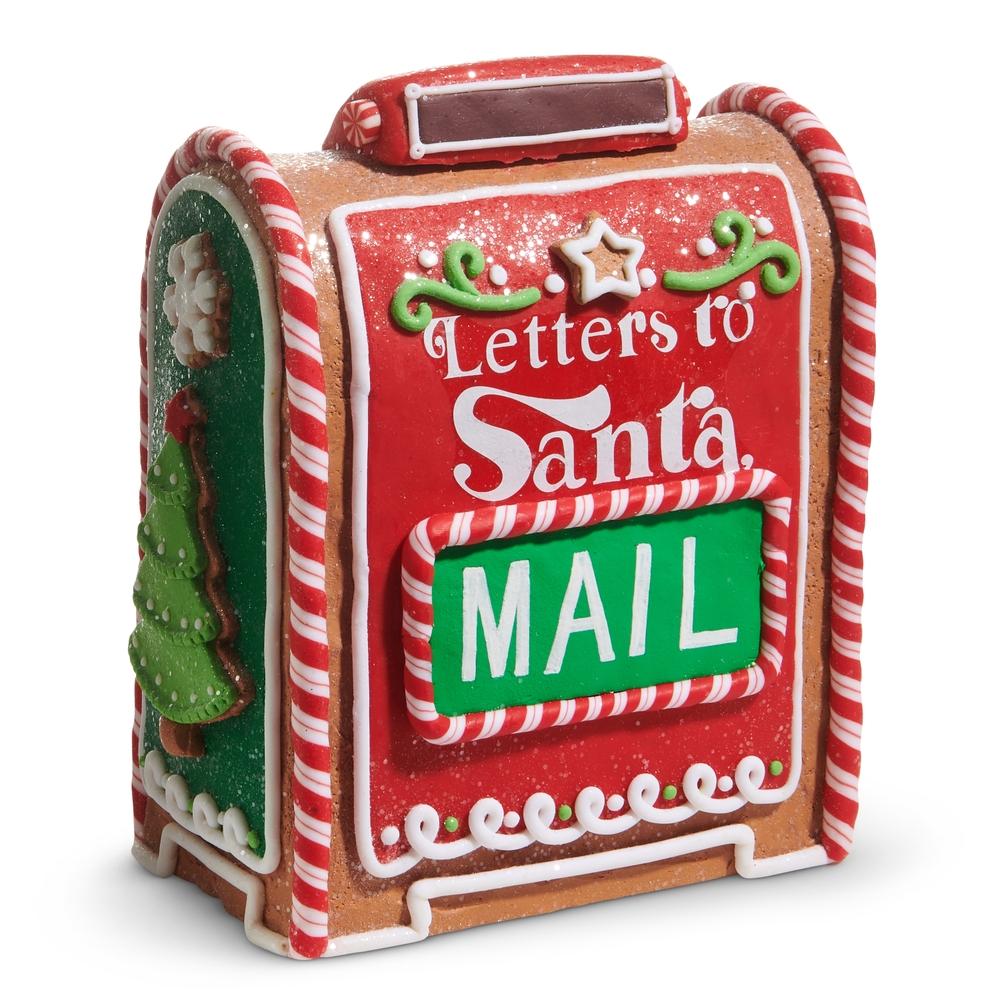 RAZ Imports *SB* 8" Gingerbread Mail Box