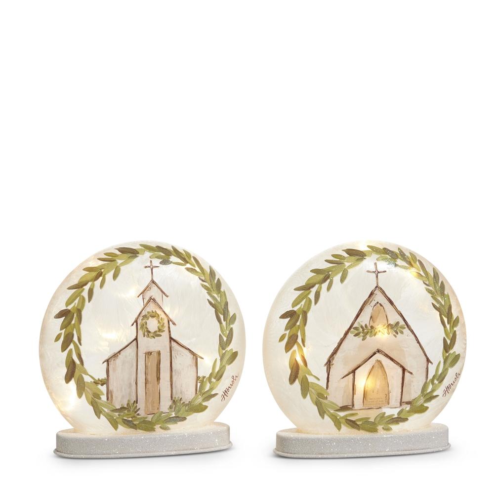 RAZ Imports *SB* 8" Lighted Church Disc