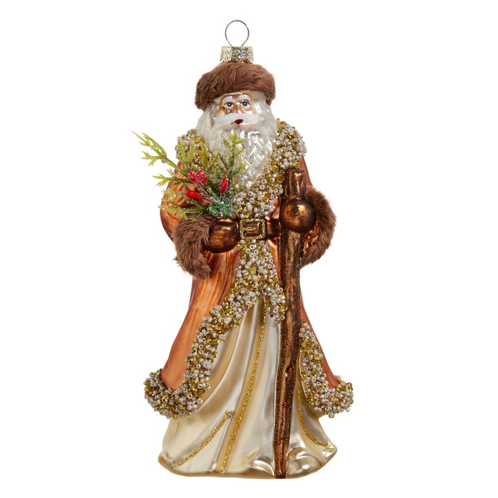 RAZ Imports *SB* 8" Mountain Santa Ornament