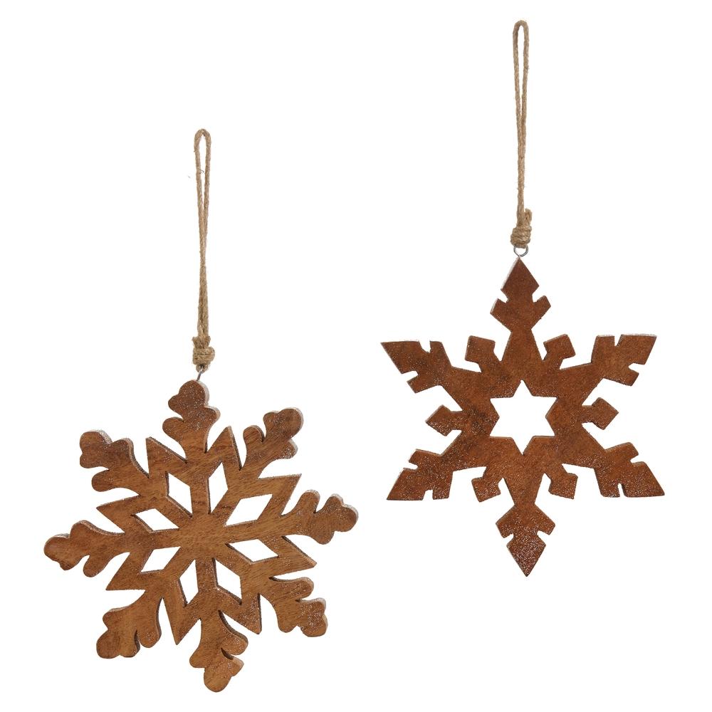 RAZ Imports *SB* 8" Snowflake Ornament