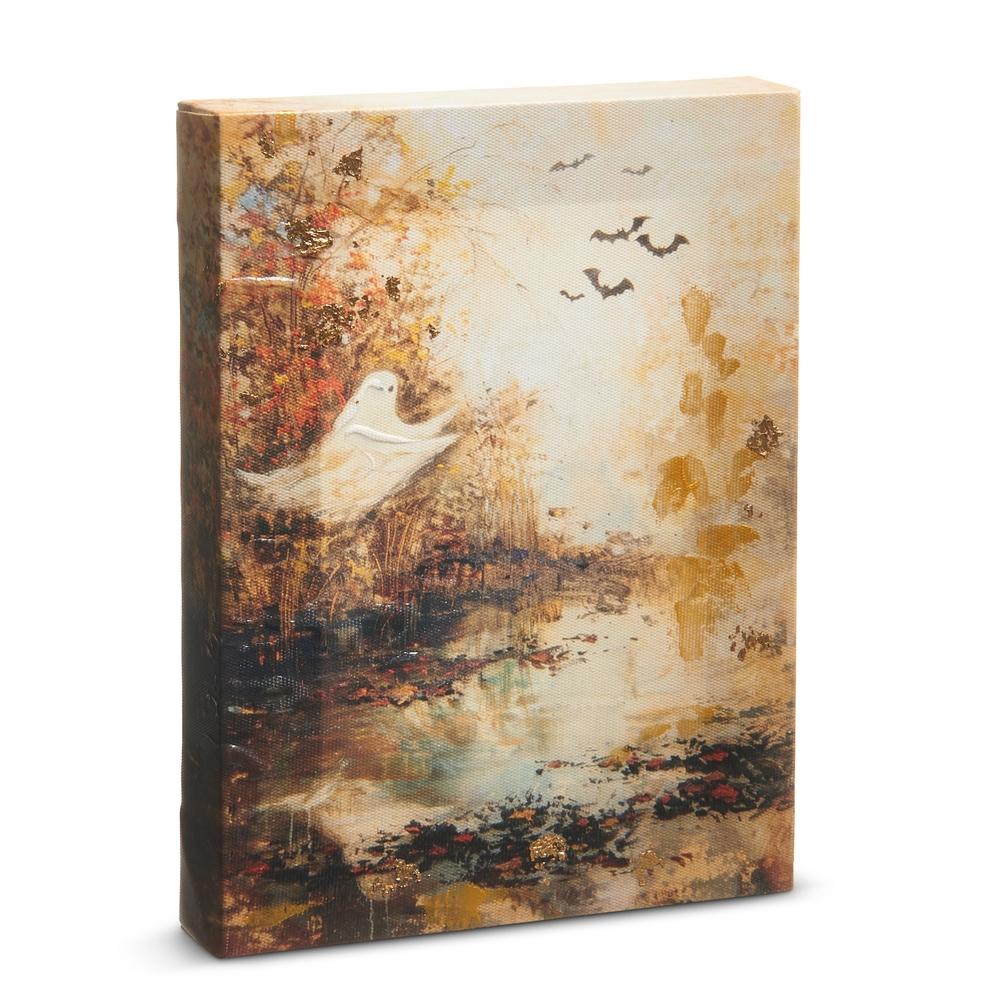 RAZ Imports *SB* 8" Spooky Nights Ghosts Wall Art