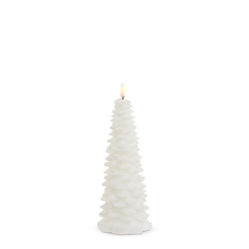 RAZ Imports *SB* 8" White Tree Candle