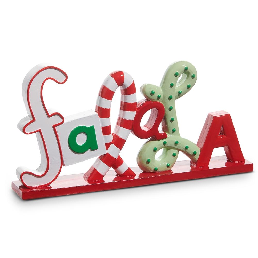 RAZ Imports *SB* 9.75" Whimsy FALALA Sign