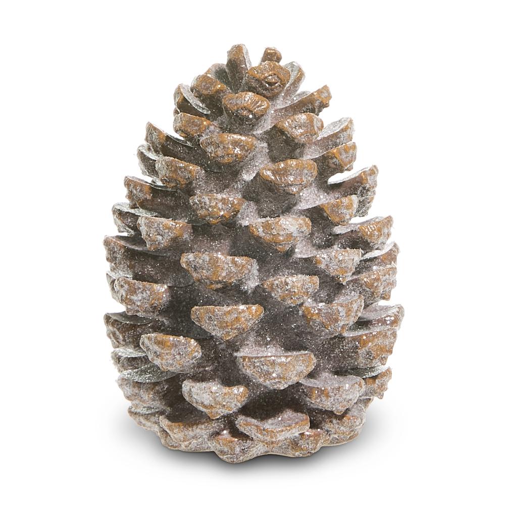 RAZ Imports *SB* 9" Iced Pinecone