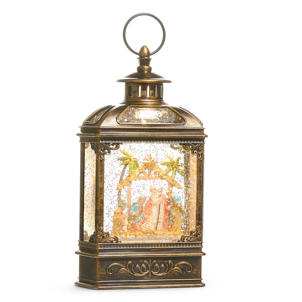 RAZ Imports *SB* 9" Nativity Lighted Water Lantern