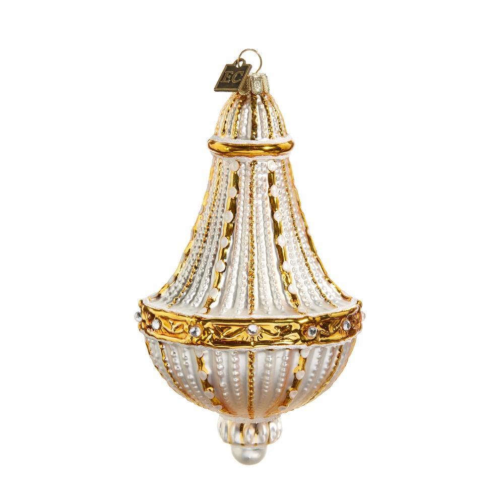 RAZ Imports *SB* EC 5.75" Estate Chandelier Ornament