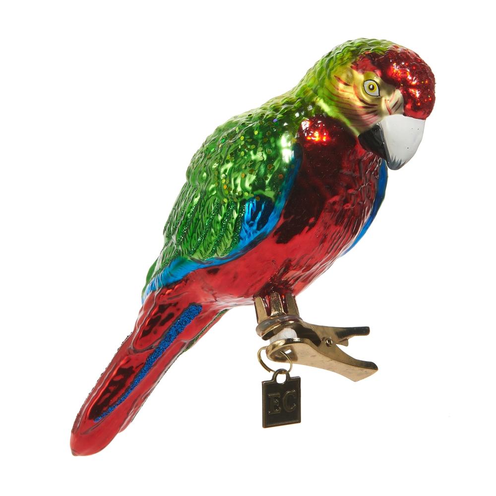 RAZ Imports *SB* EC 6" Macaw Parrot Clip-on Ornament