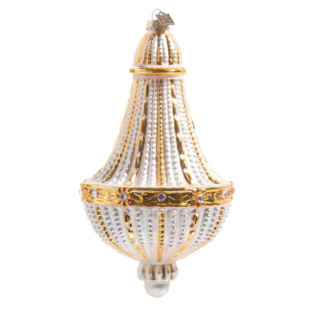 RAZ Imports *SB* EC 8" Estate Chandelier Ornament
