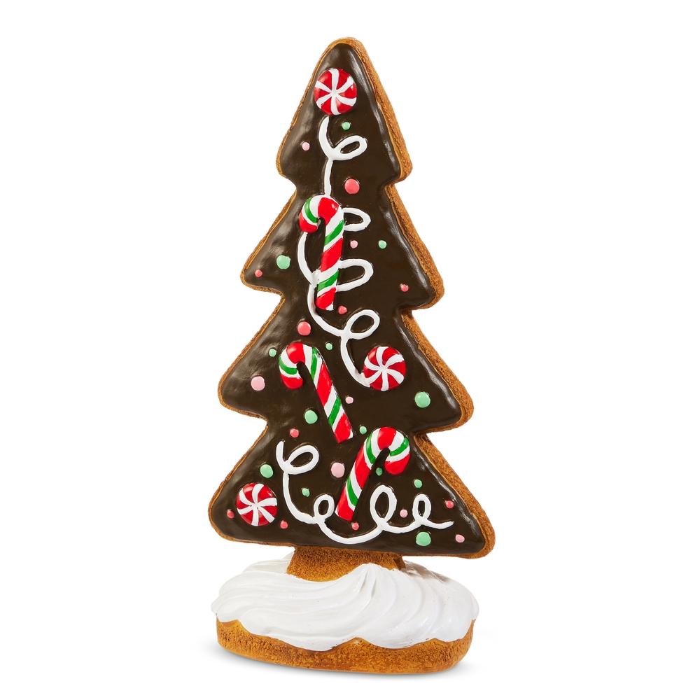 RAZ Imports *SB* 14" Chocolate Frosted Gingerbread Tree