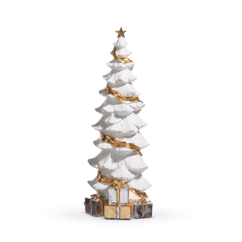 RAZ Imports *SB* 15.5" Tree with Gold and Silver Packages