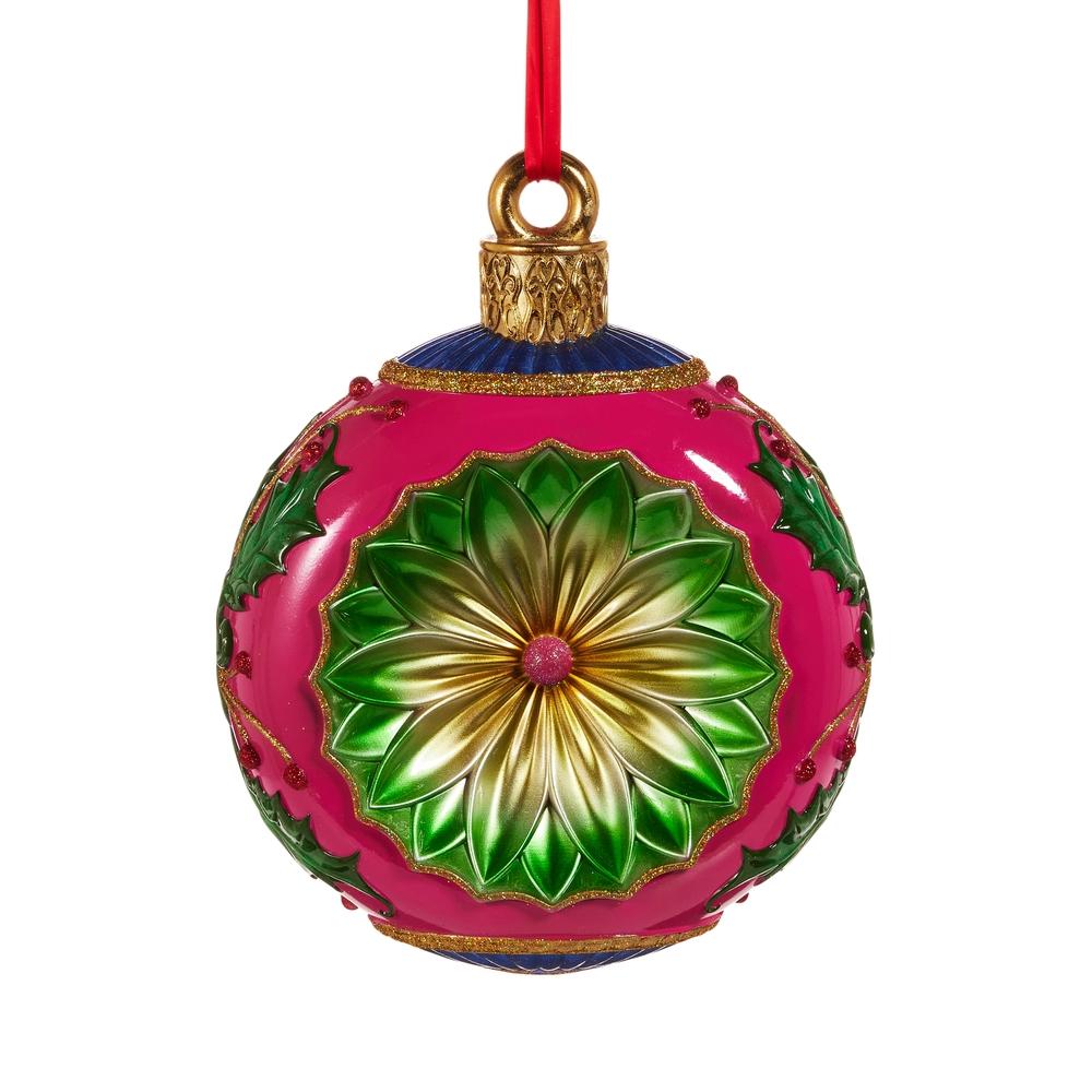 RAZ Imports *SB* 18.5" Vintage Multicolor Round Ornament