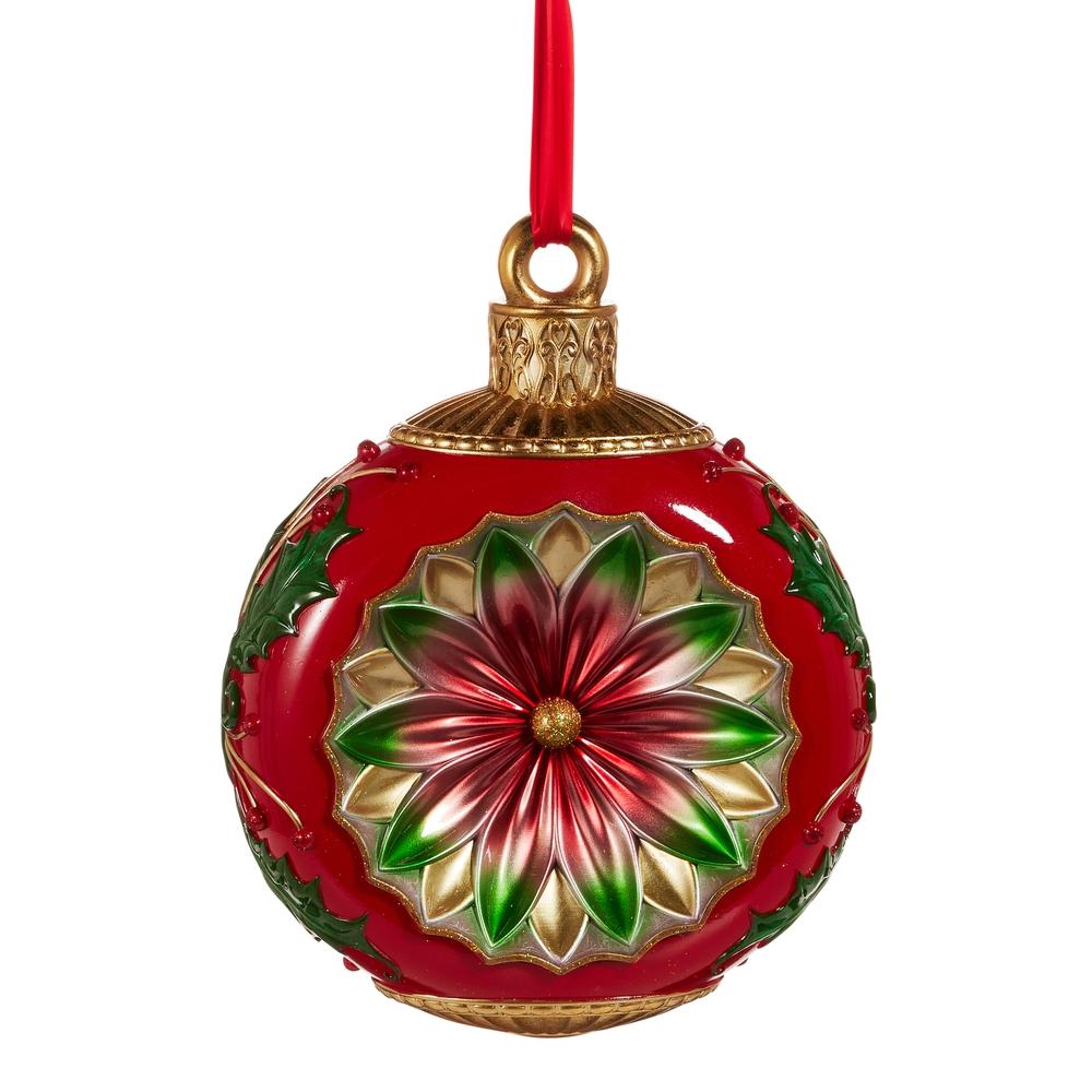 RAZ Imports *SB* 18.5" Vintage Red and Green Ornament Decor