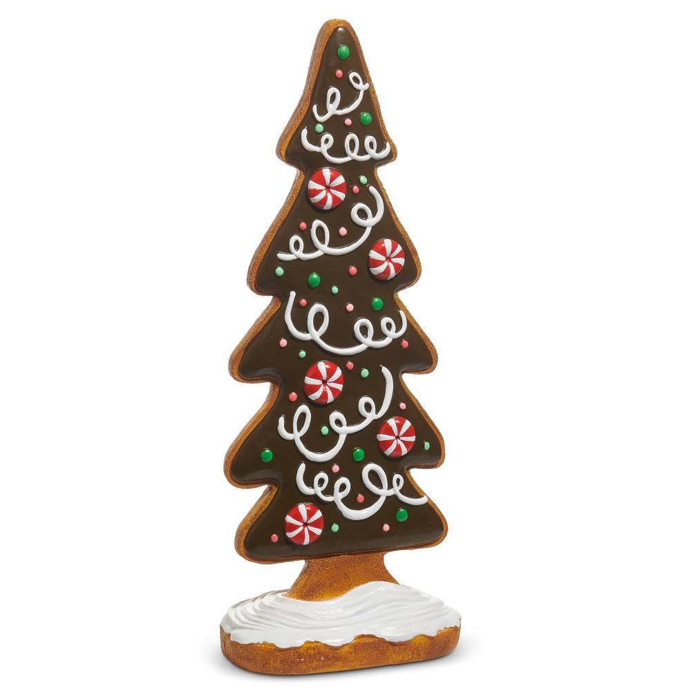 RAZ Imports *SB* 19.5" Chocolate Frosted Gingerbread Tree