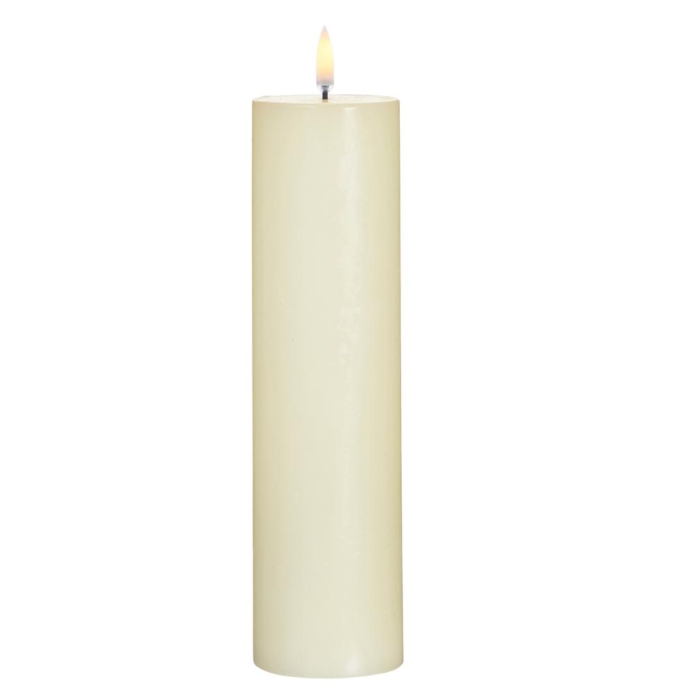 RAZ Imports *SB* 2.25" x 9.75" Uyuni Ivory Pillar Candle
