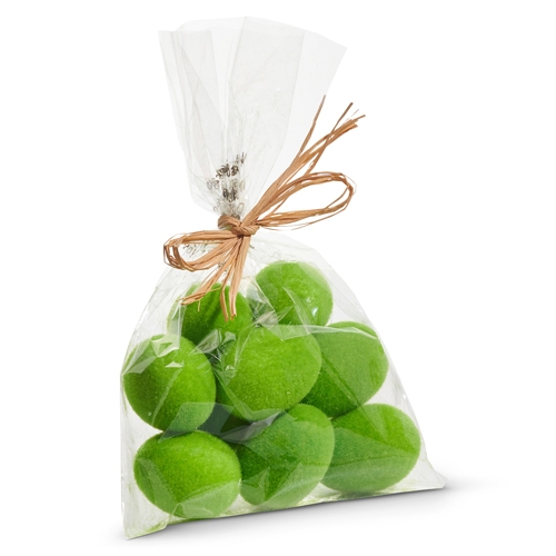 RAZ Imports *SB* 2.5" Bag of Green Flocked Easter Eggs