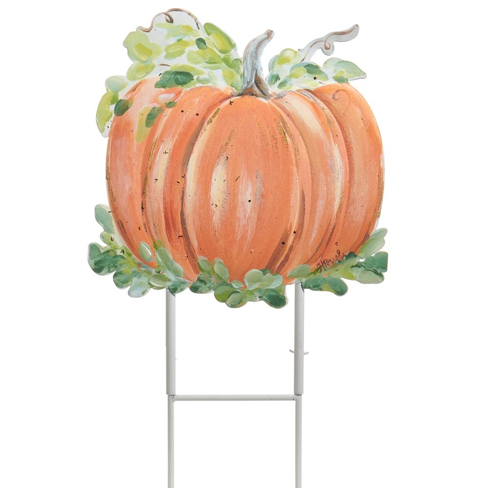 RAZ Imports *SB* 25.5" Harvest Pumpkin Patch Adjustable Yard Stake