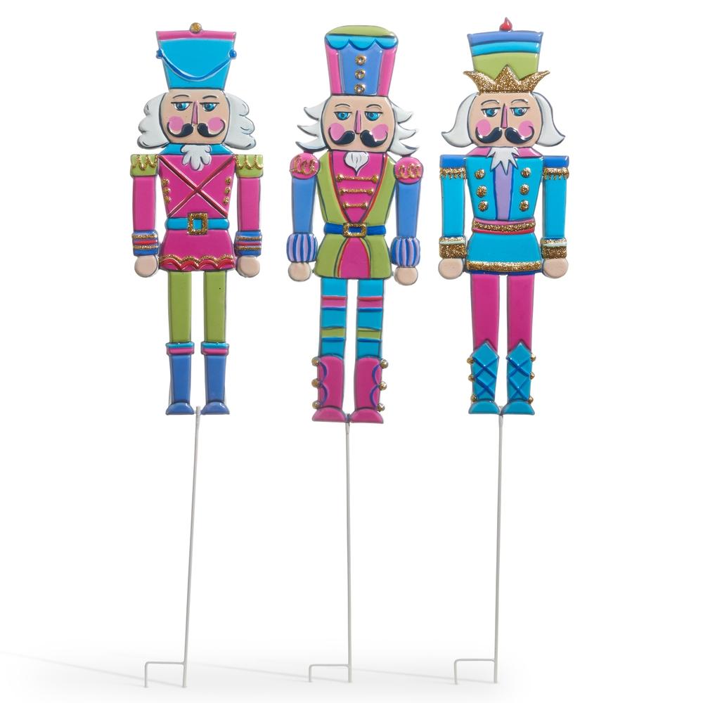 RAZ Imports *SB* 35.5" Candy Shop Nutcracker Yard Stake