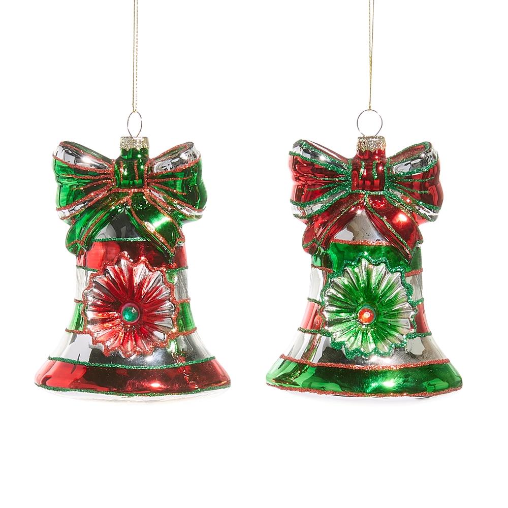 RAZ Imports *SB* 4.5" Christmas Witch Eye Bell Ornament