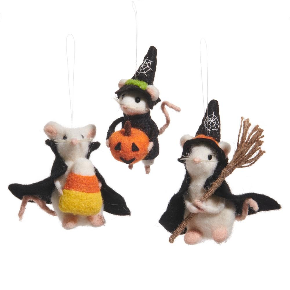 RAZ Imports *SB* 5.5" Halloween Costume Mouse Ornament