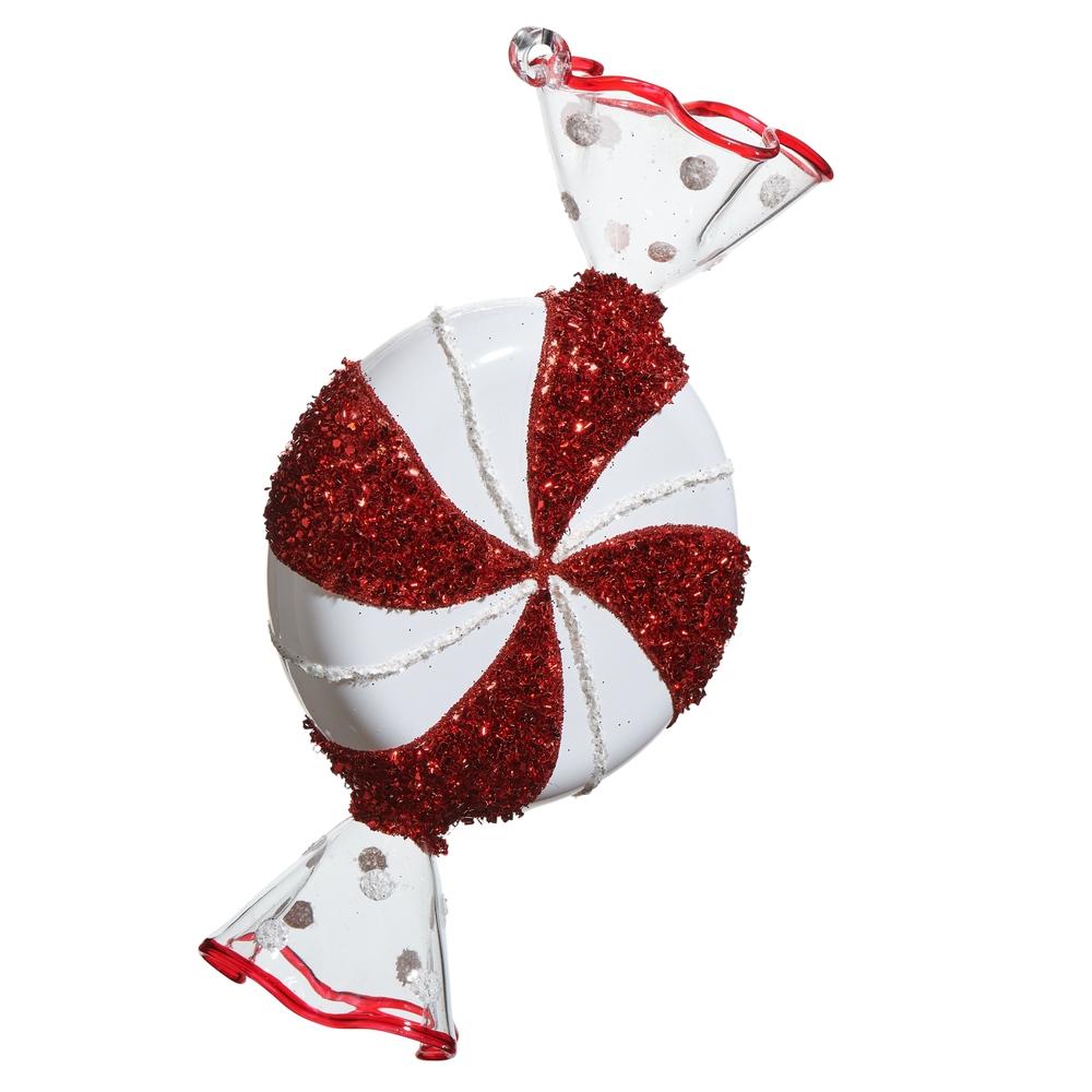 RAZ Imports *SB* 5.75" Peppermint Swirl Candy Ornament