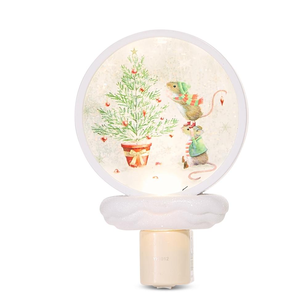 RAZ Imports *SB* 6.5" A Very Mouse Christmas Night Light